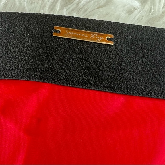 NEW Sommer Ray Color Block Bikini Bottom Red Size XS or XL - Picture 6 of 9
